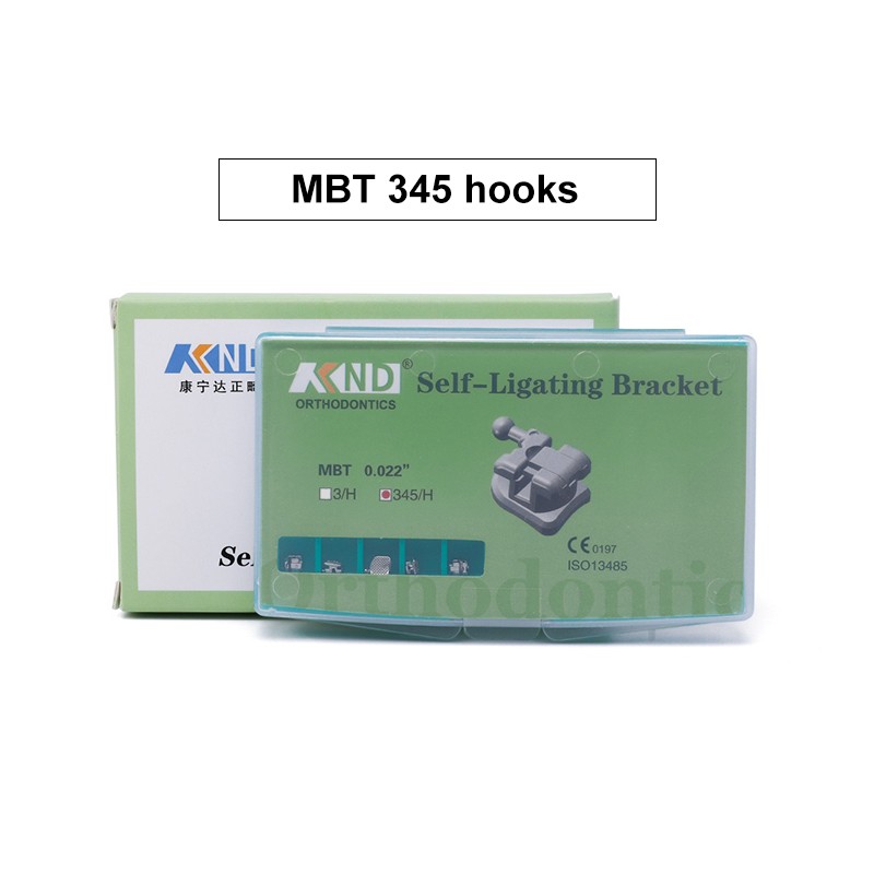 Dental Material for Metal Self Ligating Roth/MBT 345 Orhto Bracket Mini Braces