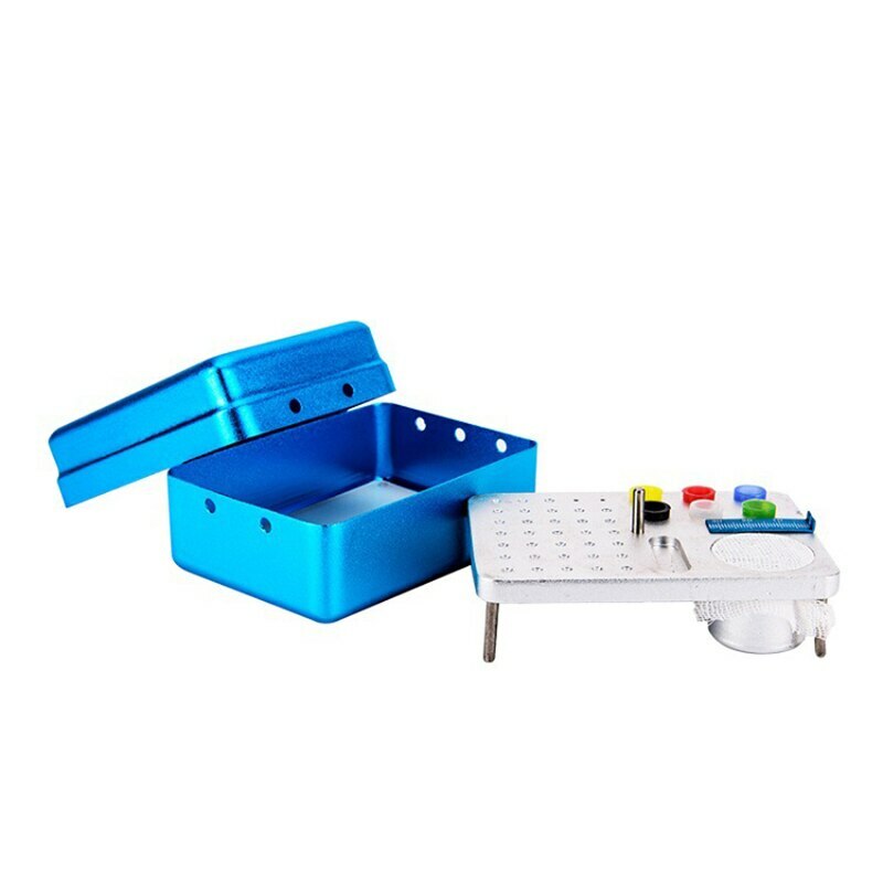 Dental Tools Sterilize 35/72 Holes Endo Endodontic Box Autoclavable Box Aluminum