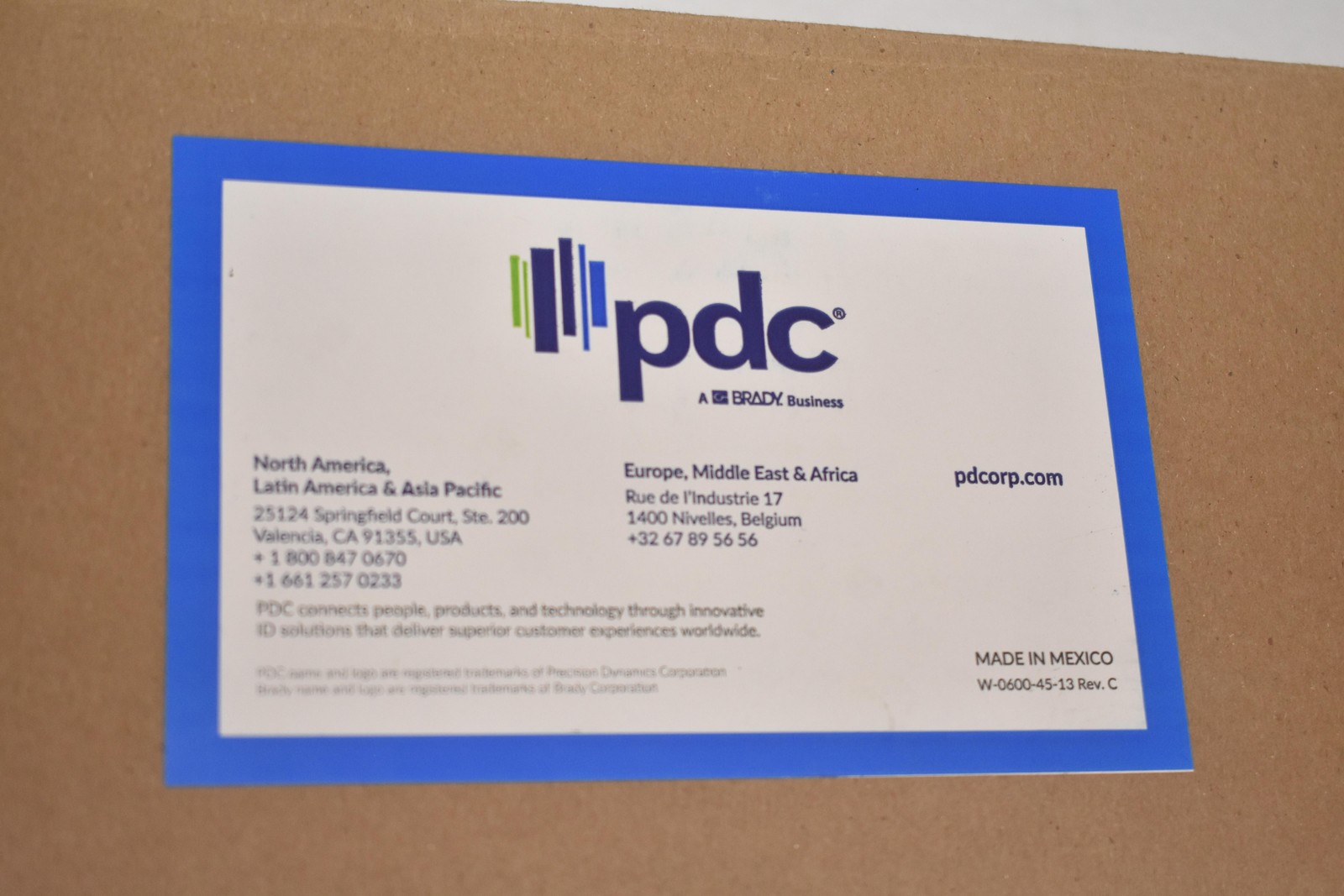 PDC Short Term ID Bands Medical Patient Wristbands Red White Box W-0600-45-13