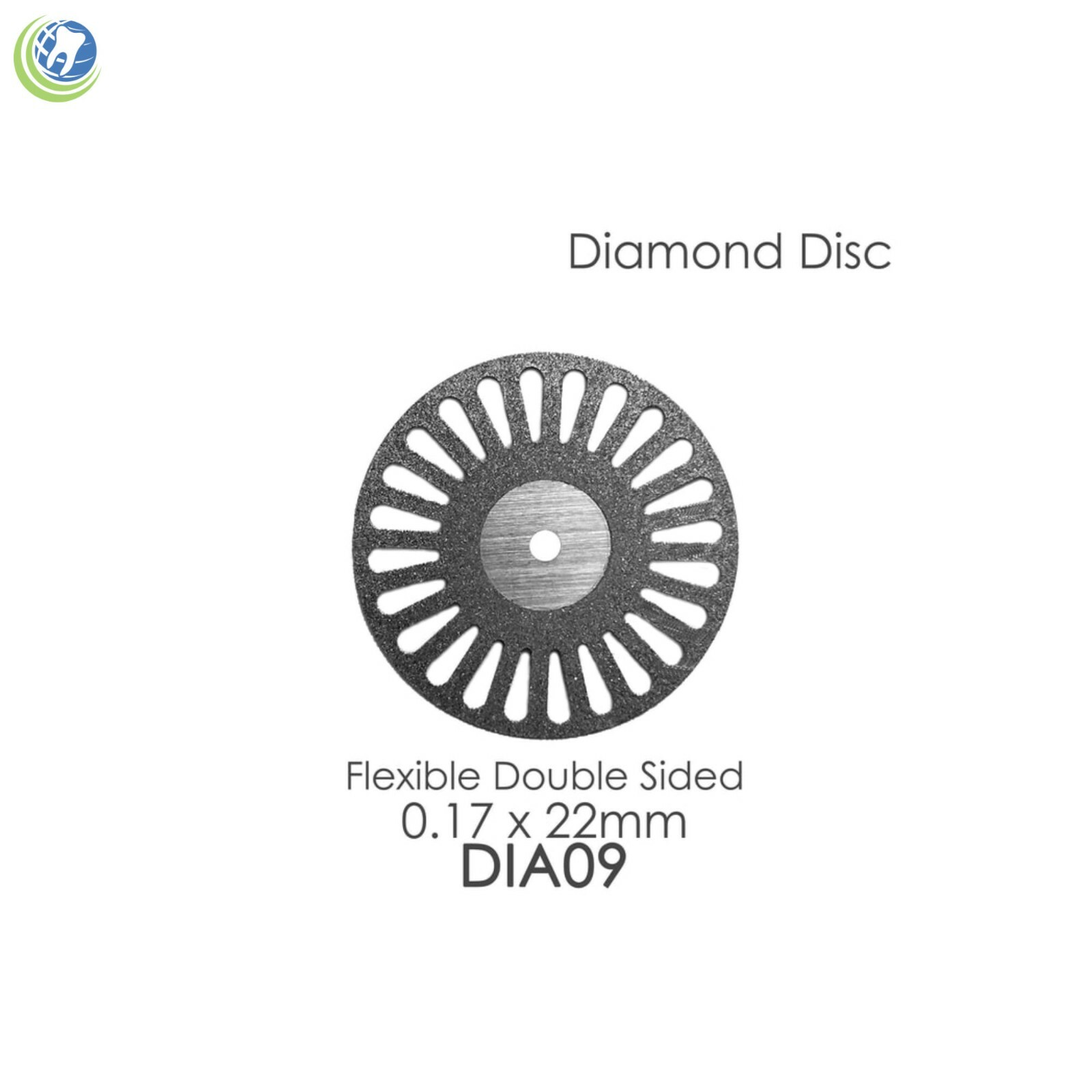 Dental Diamond Disc Single Double Sided Flexible Unmounted 1/Pkg Meta BesQual