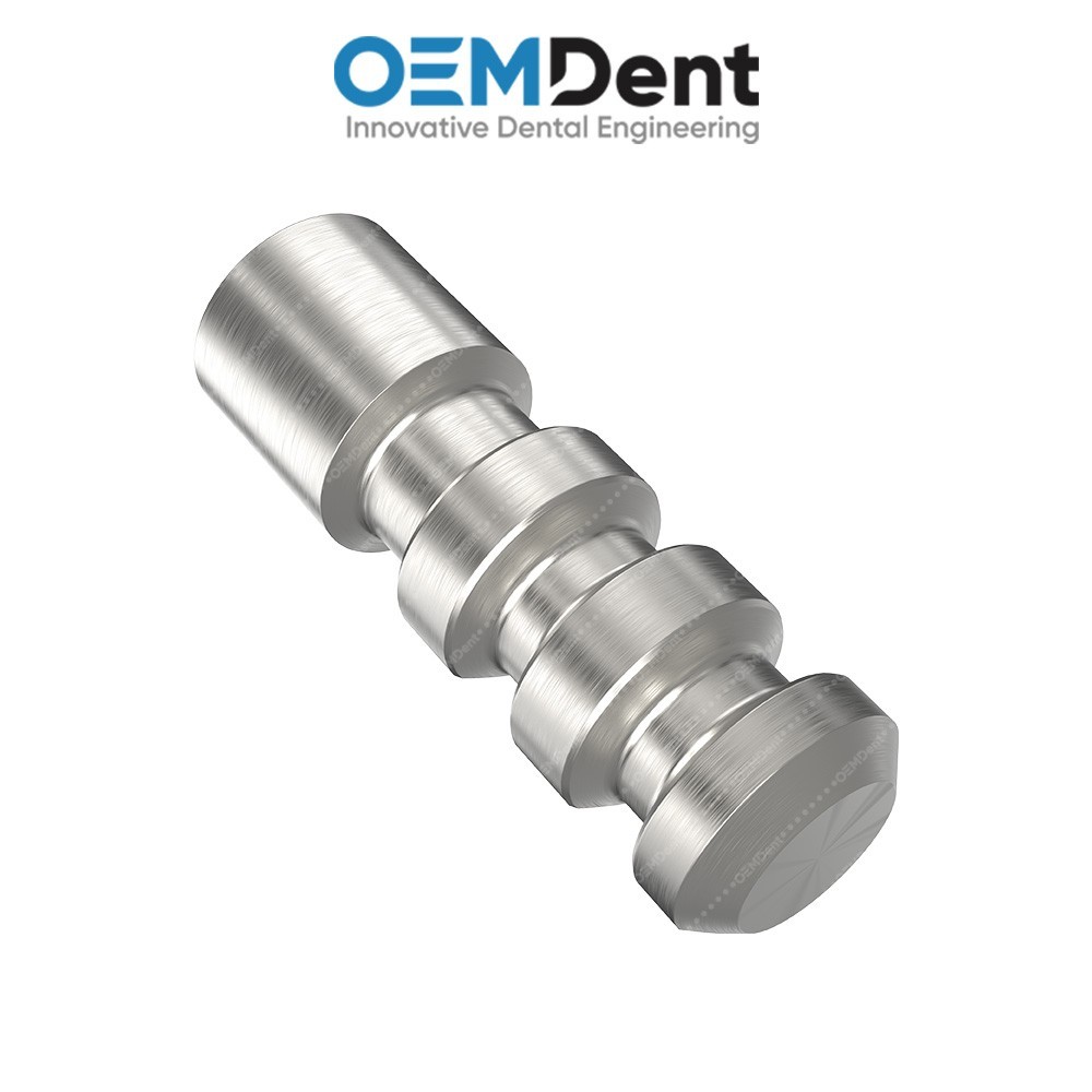 x10 Dental Fixture Analog Ø3.75mm MIS® Seven Compatible Stainless Steel Lab