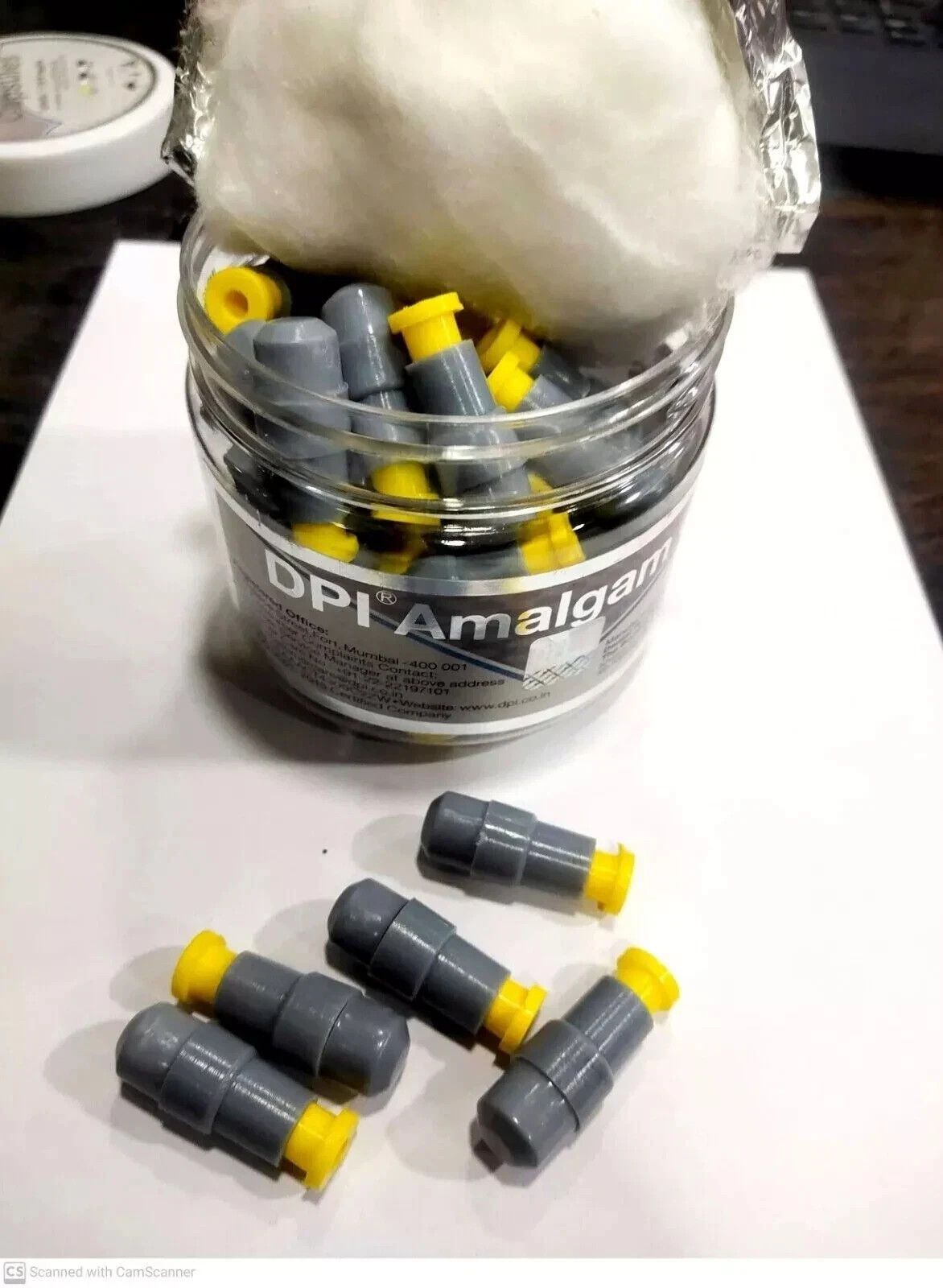 DPI Dental AMALGAM CAPSULES 50 pcs Pack for all type of restorations SPILL 1 FS