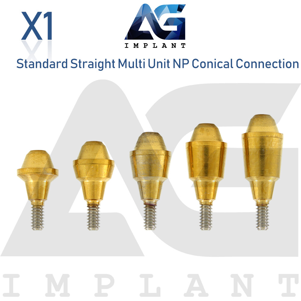 Standard Multi Unit Prosthetic System Narrow Platform NP Conical Connection