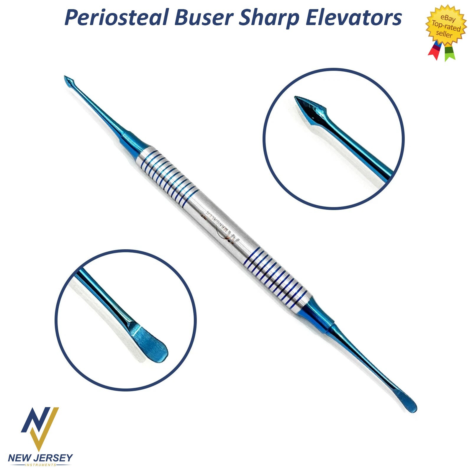 Dental Buser Periosteal Elevator Implant Sharp Tissue Retracting Oral Surgery CE
