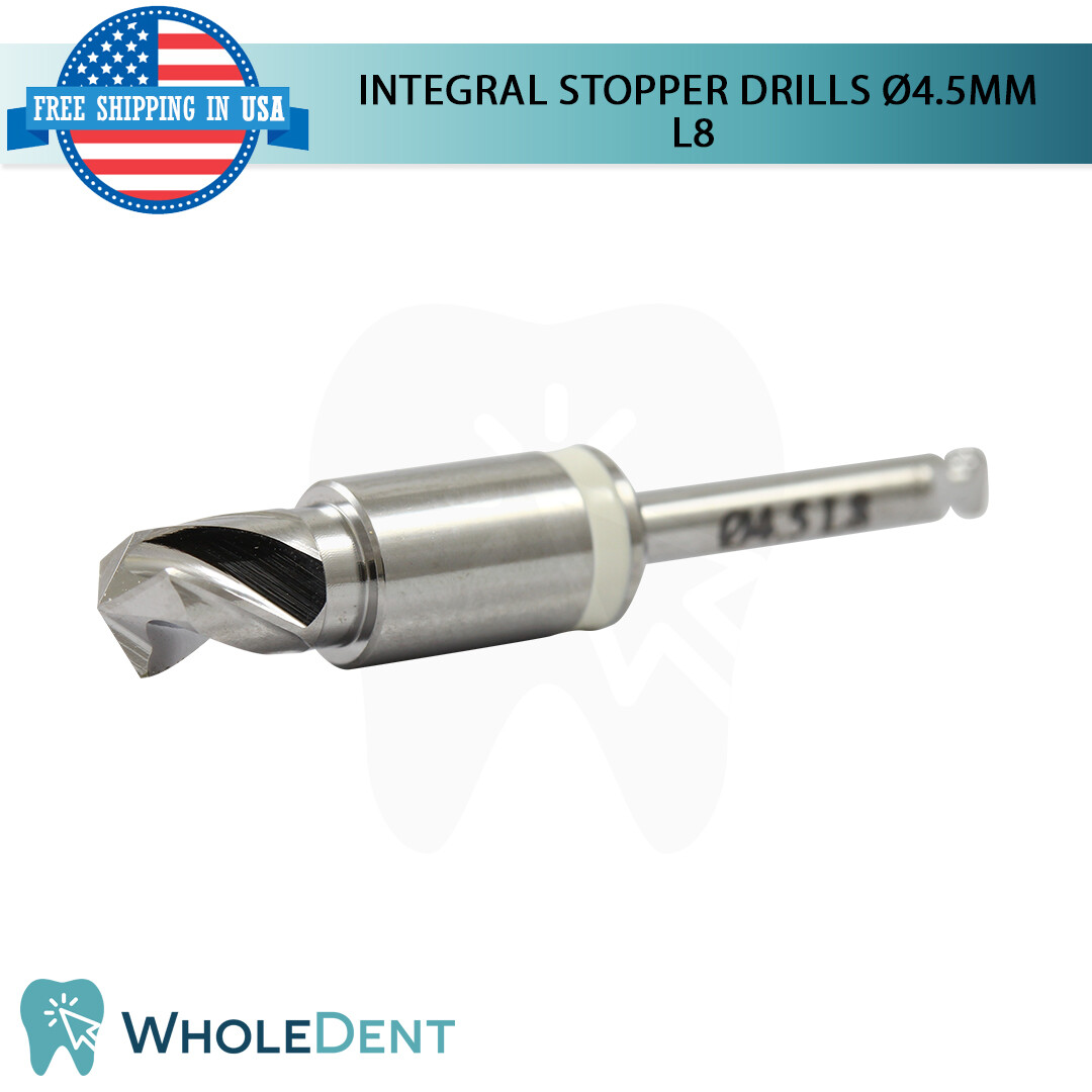 Surgical Integral Stopper Drill Ø4.5 External Irrigation Dental Implant