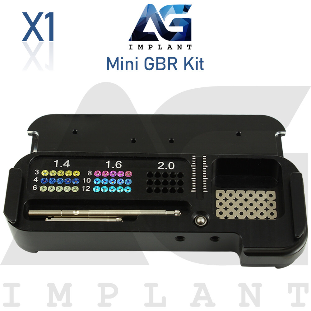 Mini GBR Kit Motor Mount Driver Membrane B0ne Screws Guided Regeneration Dental