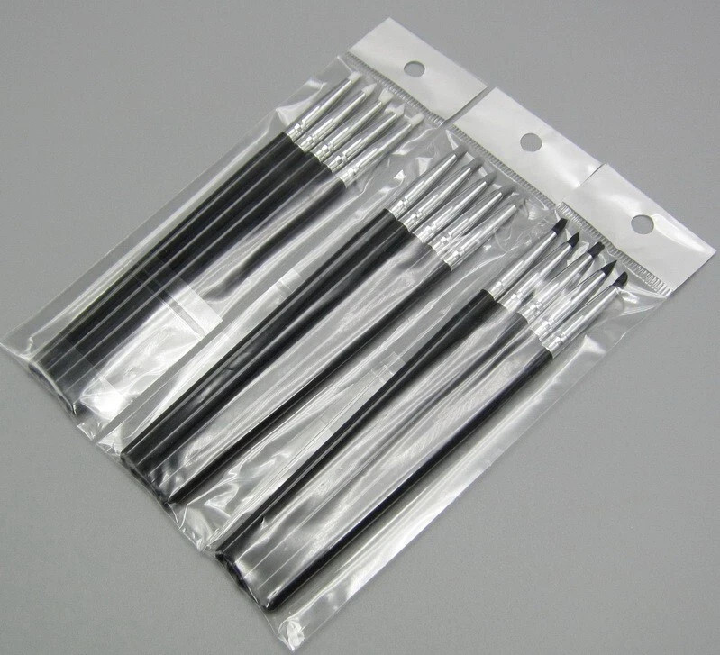 5Pcs/Set Dental Composite Resin Veneer Cement Porcelain Silicone Brush Pen
