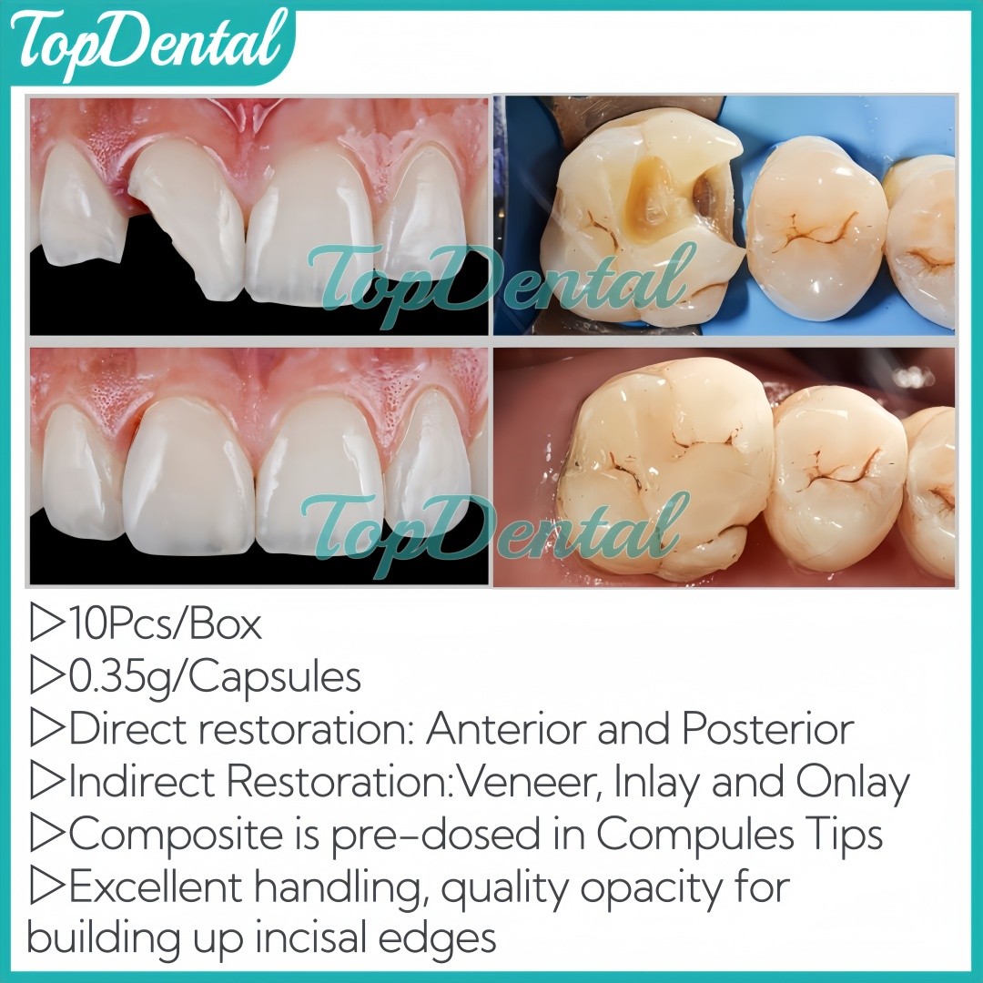 Z350 A2 Capsules Dental Light Cure Composite Resin Veneer Whitening Restoration