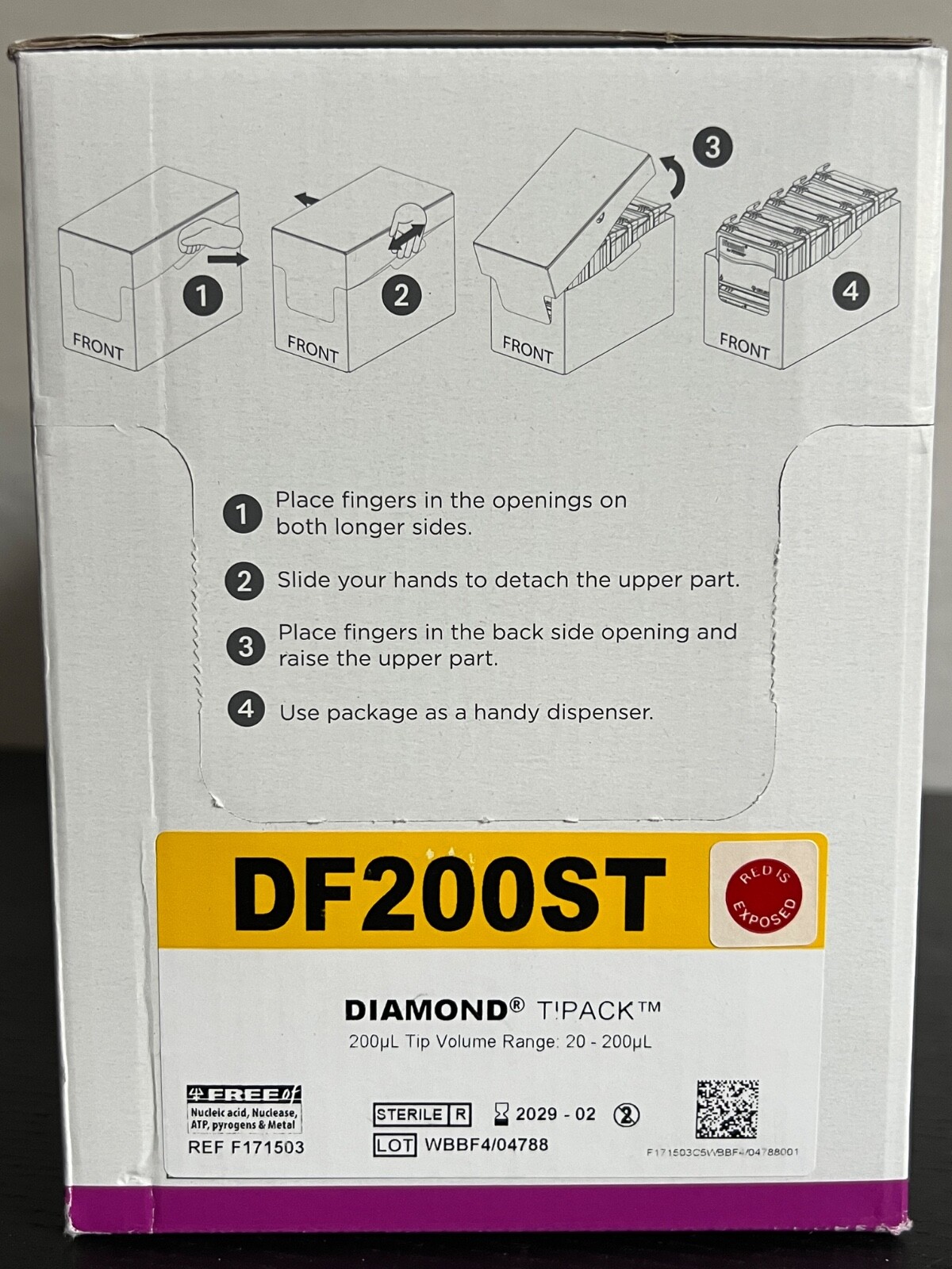 GILSON DIAMOND Pipette Tips DF200ST, 2-200 µL, 960 w/filter – Sterile 2/2029