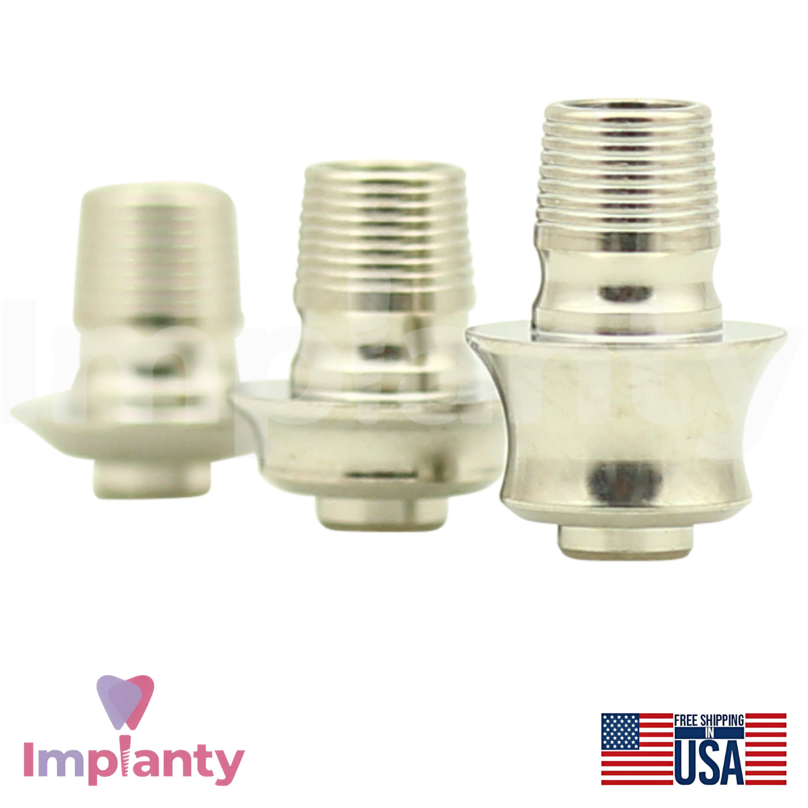 5x MIS® Compatible Rotation Ti-Base Wide Platform WP Ø5.7mm Int Hex 2.45mm