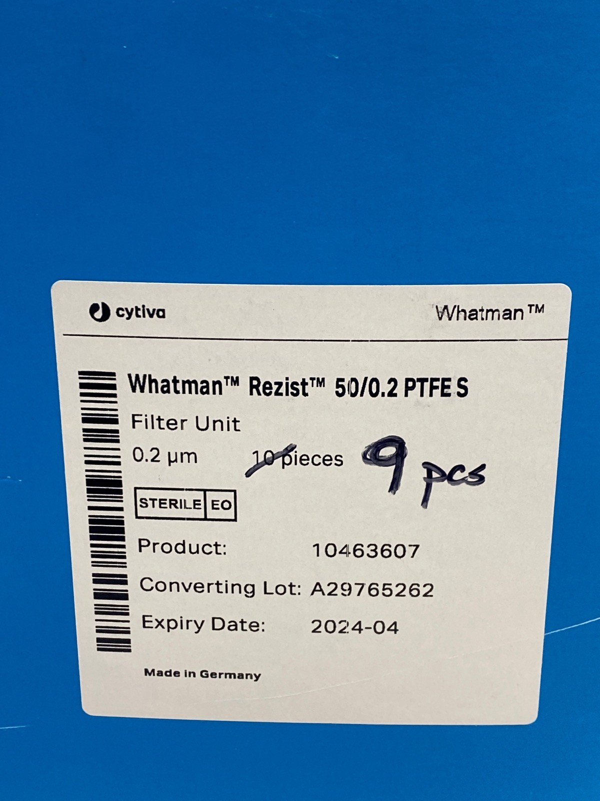 (19) WHATMAN Rezist Air Venting Filter Units 50mm 0.2um PTFE PP 10463607