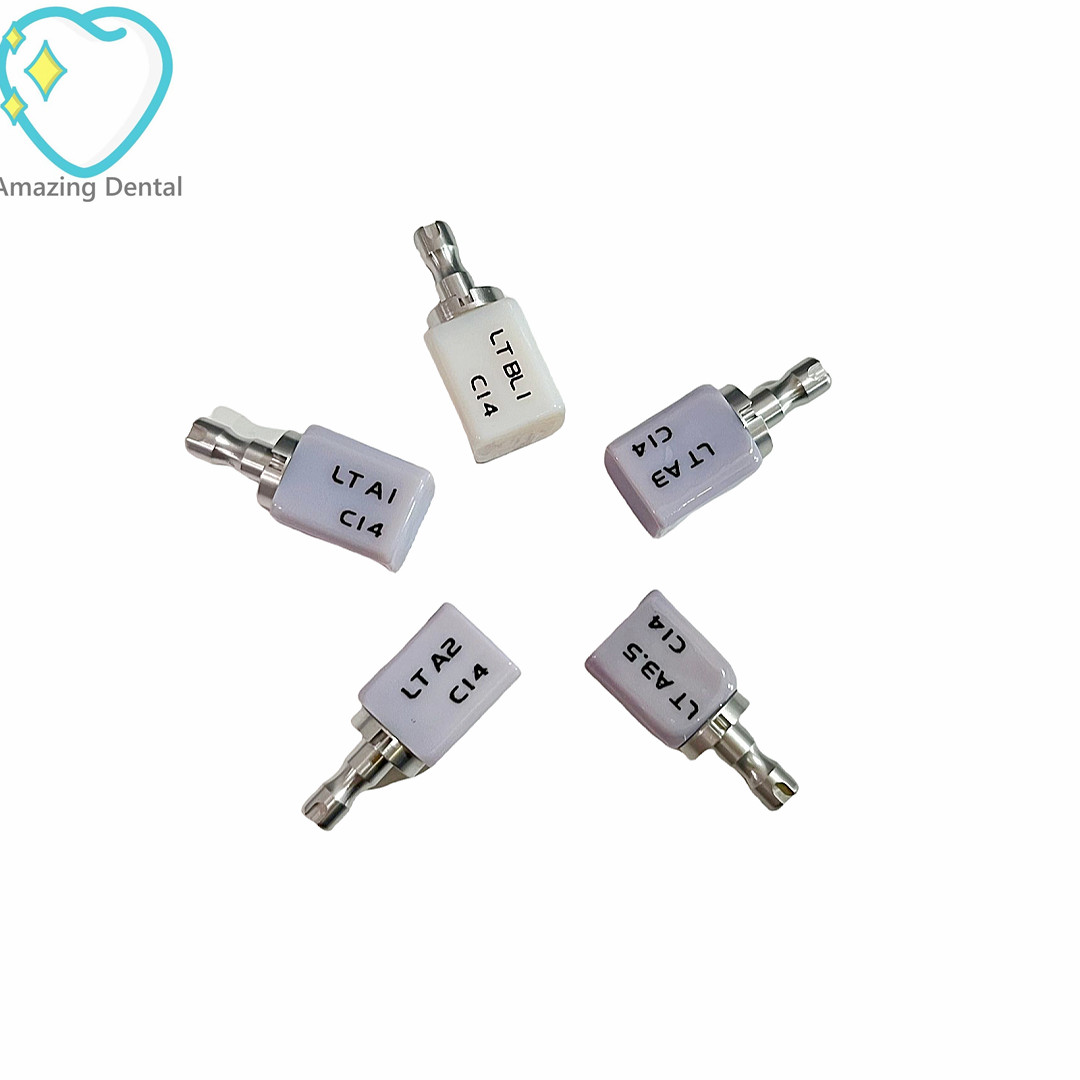 Dental C14 Emax Glass Ceramic Blocks CAD/CAM Cerec Blocks LT A1 A2 A3 A3.5 BL1
