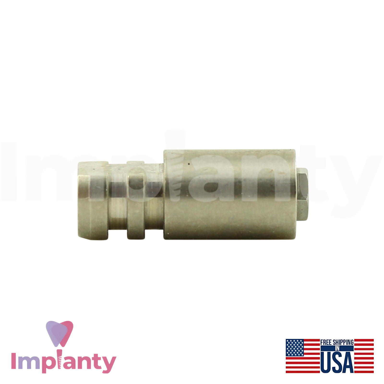 3i Osseotite Compatible Dental Fixture Analog Ø5.0mm Replica Yellow Platform