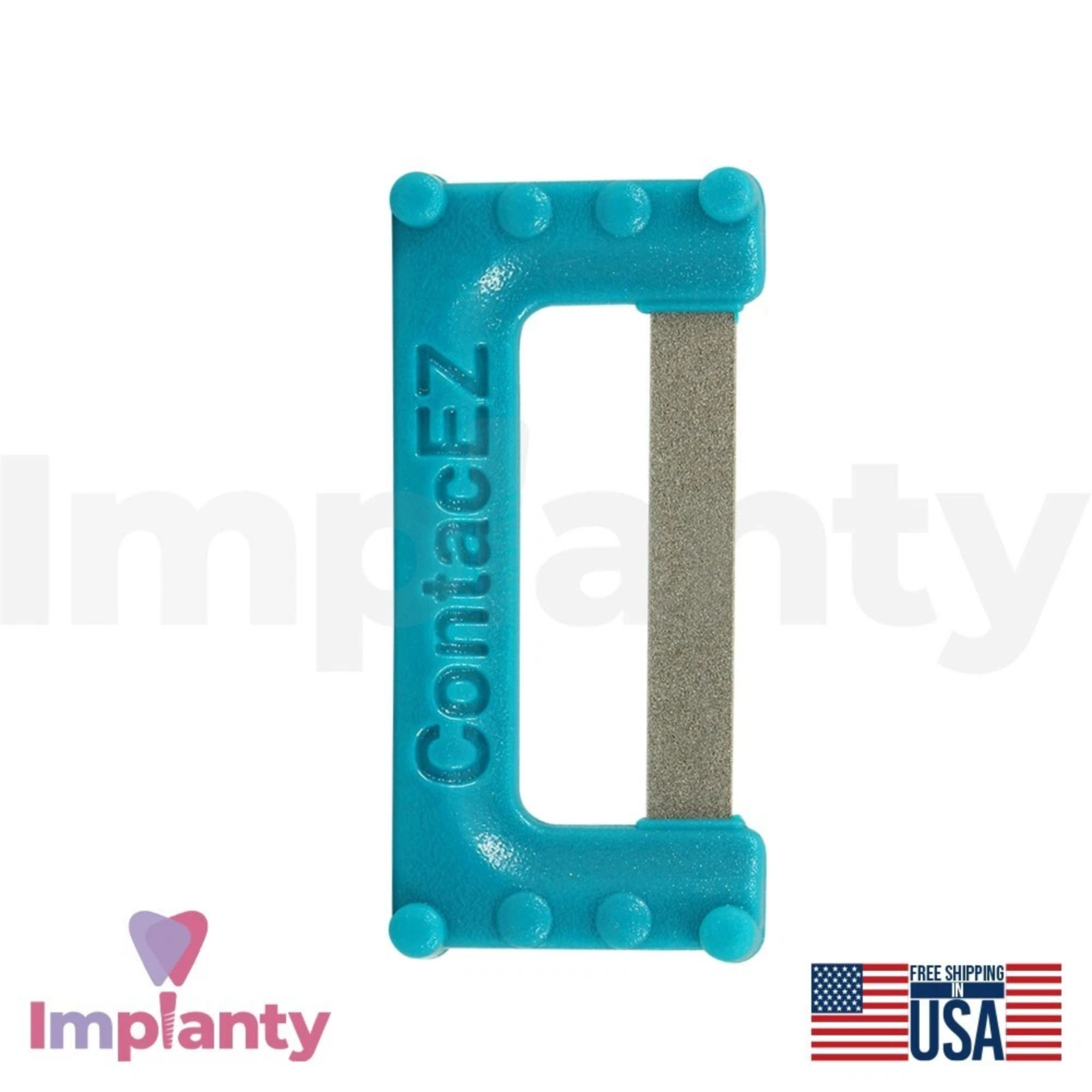 Widener Teal IPR Plus Dental Strips Set Coarse Stainless Steel Diamond Coating