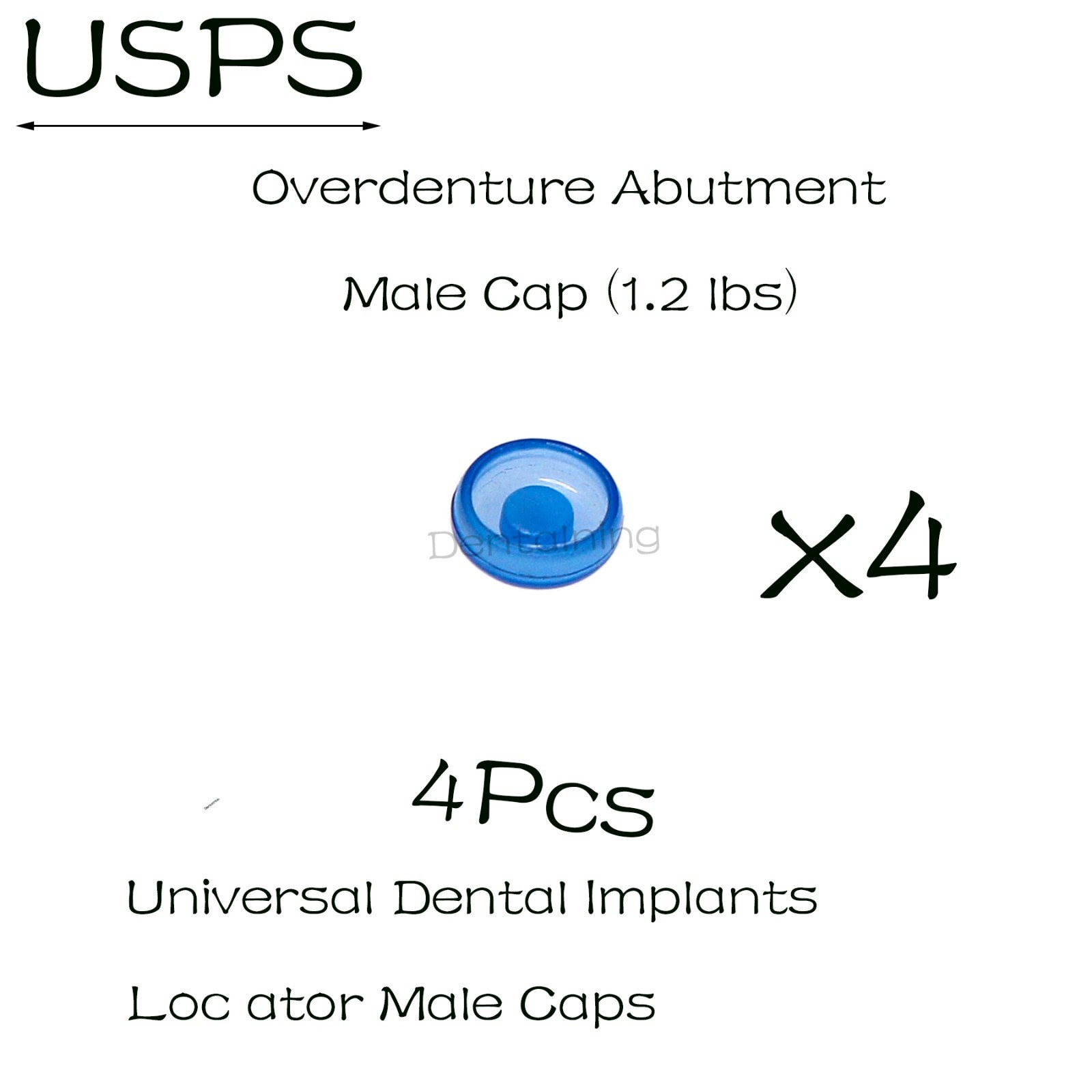 US Implant 3-In-1 Core Tool With Locat0r Abutment 4Pcs Retention Cap 1.2Lbs Kit