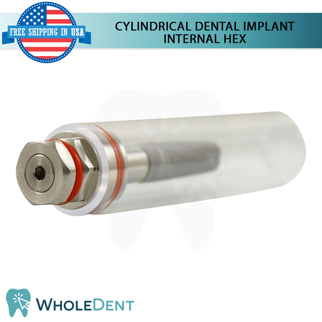 X1 Dental Cylindrical Int Hex Sterile SLA + Straight Abutment + Cement Set