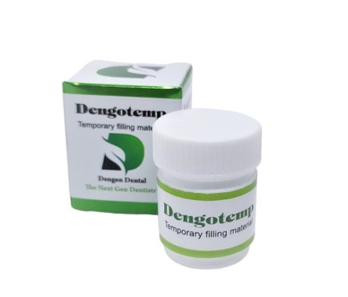 Dental Permanent Tooth White Filling Cement Mega Kit Self Cure Dengotemp Plus
