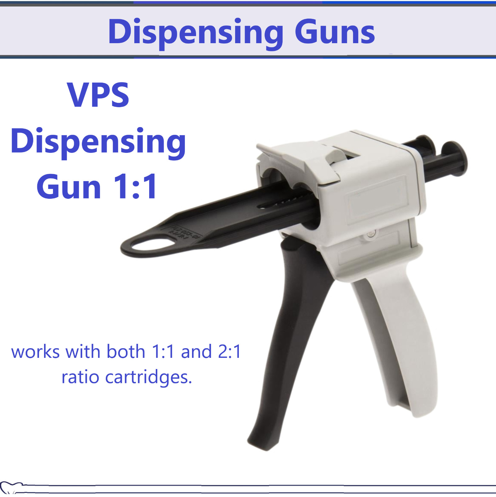 Dental VPS Dispensing Gun, Core Material Gun, C&B Gun, Capsule Applier, Automix