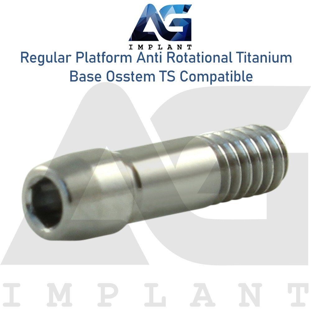 x10 Titanium Base CAD/CAM Prosthetic 2.5mm Fit Regular Platform 0sstem® TS