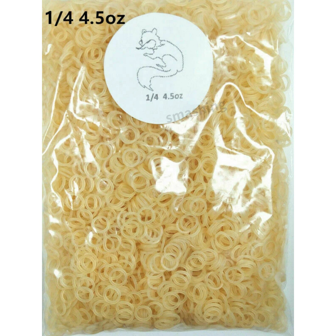 5000Pcs Dental Orthodontic Rubber Bands Elastics Ligature Ties 2.5/3.5/4.5/6.5OZ