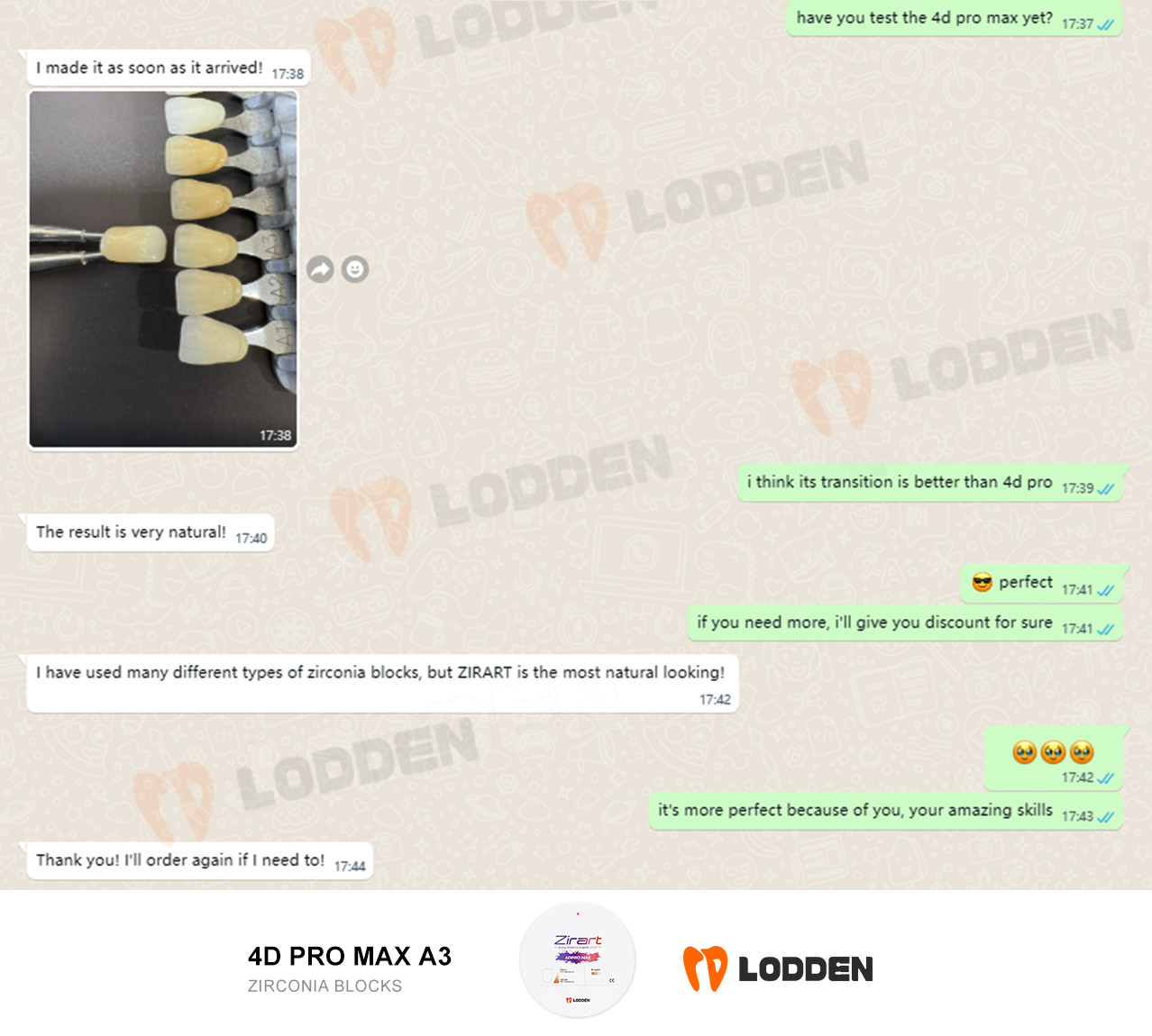 Dental Zirconia Blocks CADCAM System 4D PRO MAX Multilayer Ceramic Disk 8 Layers
