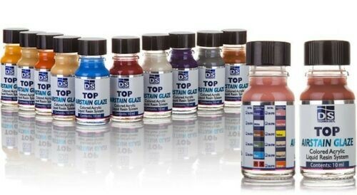 Dental Lab Product Acrylic Stain – TOP AIRSTAIN GLAZE – PROFESIONAL KIT