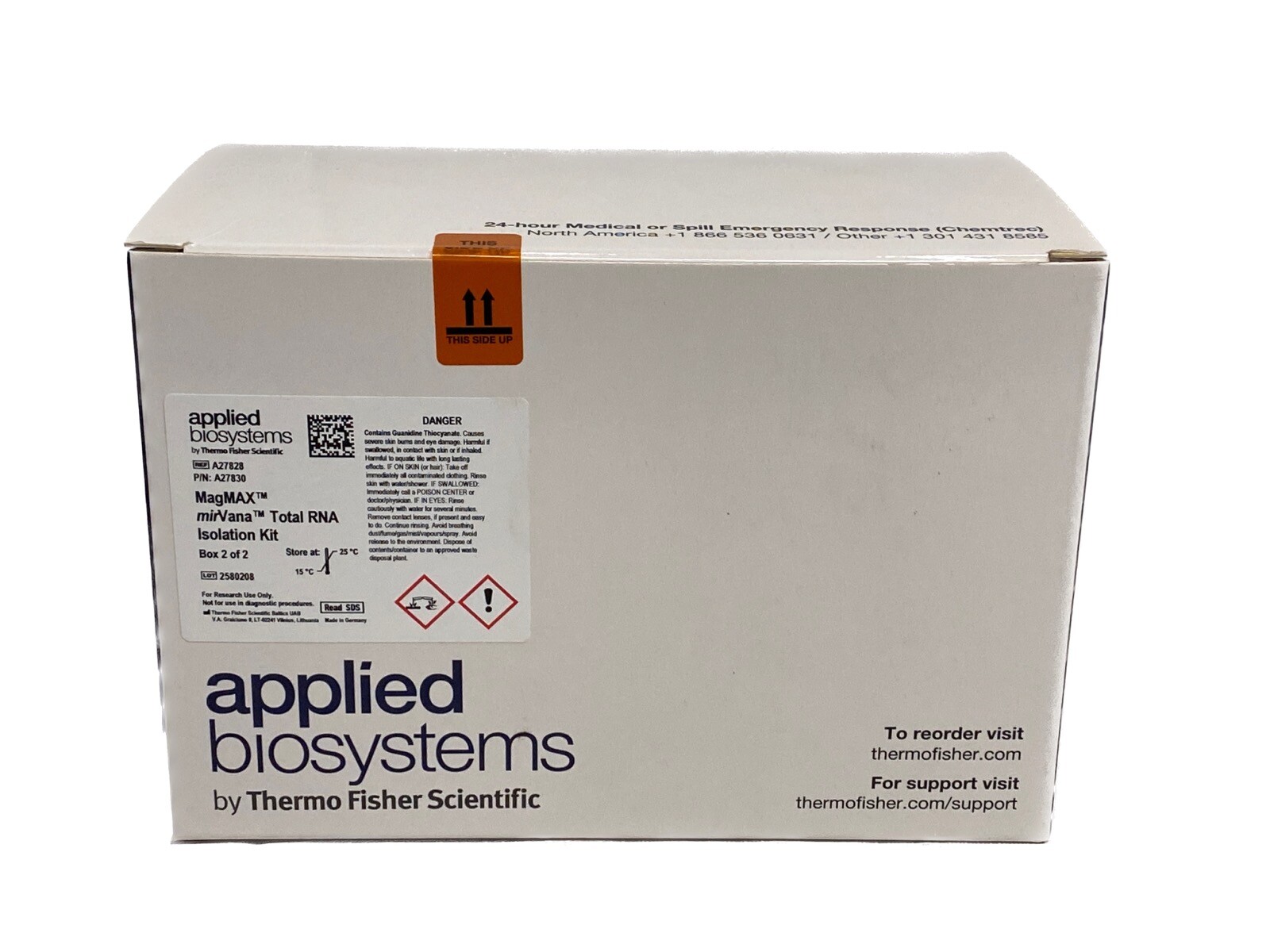 APPLIED BIOSYSTEMS MagMAX mirVana Total RNA Isolation 96/Rctn *Box 2* Kit A27828