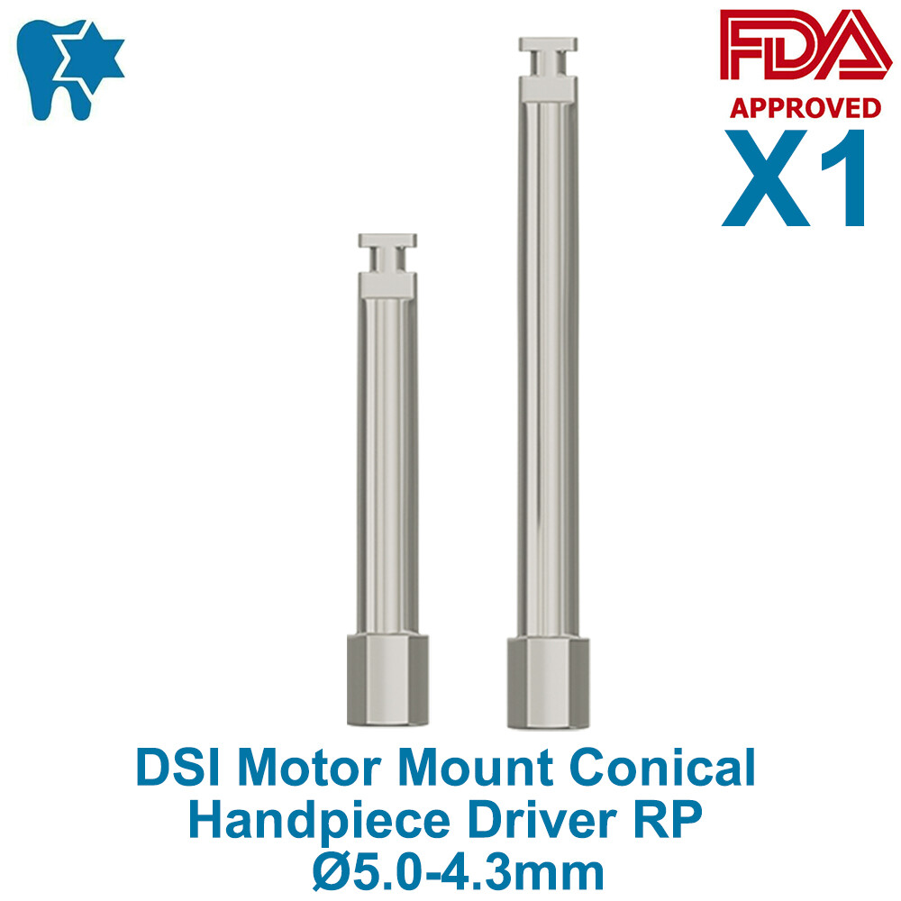1x DSI Motor Mount Handpiece Driver For Conical Connection Implant RP Ø5.0-4.3mm