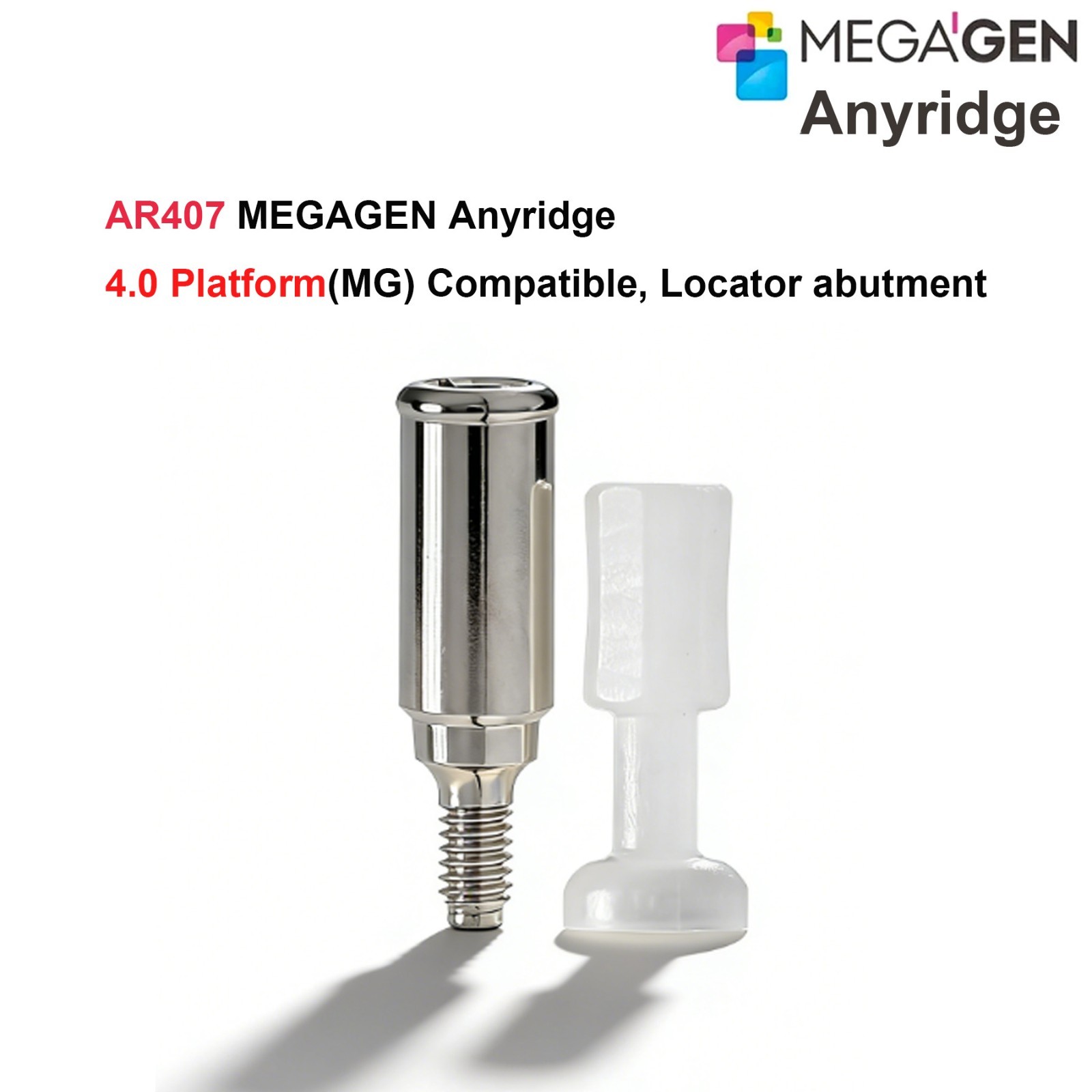 Zest Locator Overdenture Abutment Anchor For MEGAGEN AnyRidge AR Retention Caps