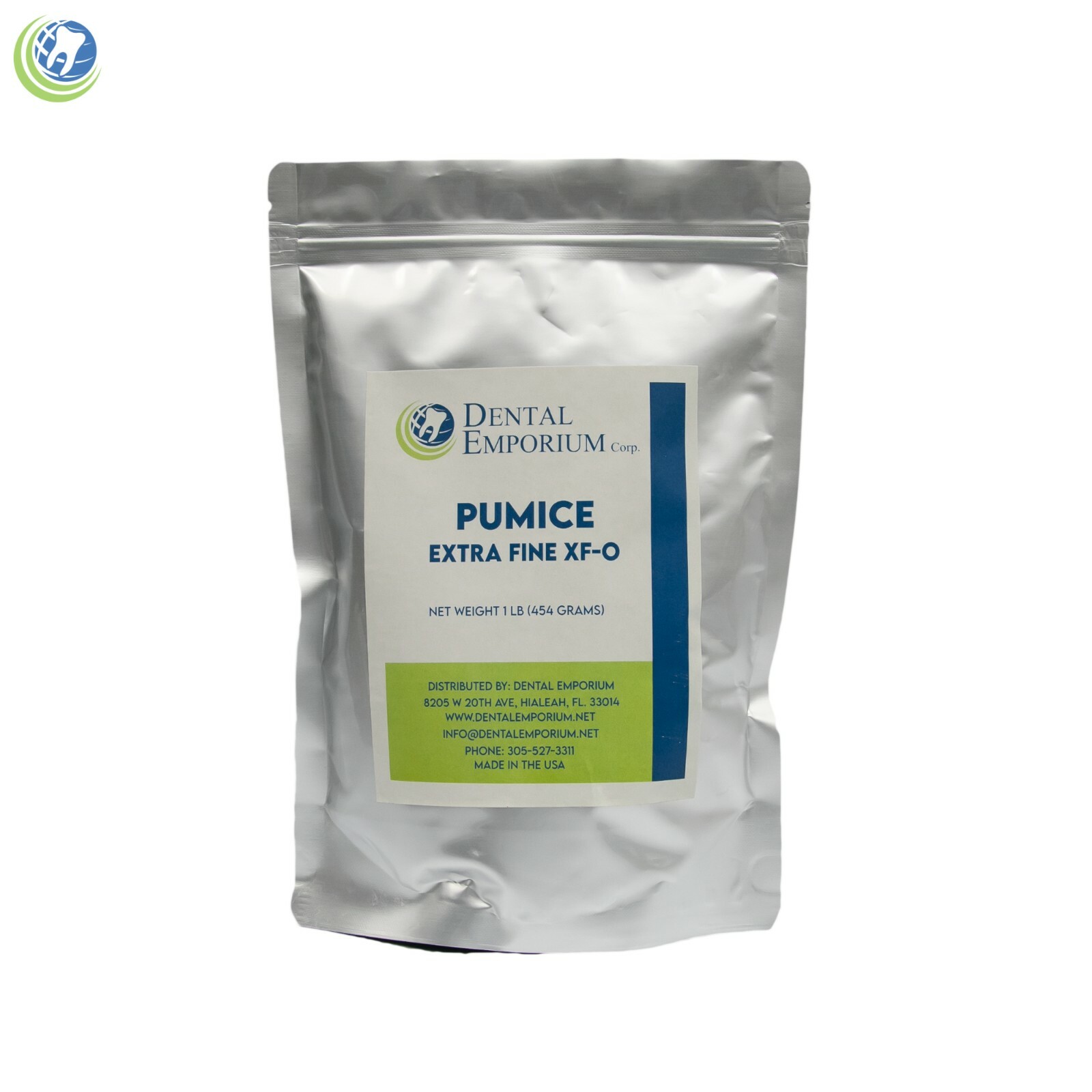 Pumice Powder Flour Extra Fine Grit Dental Lab Scaling Polishing Prophy 1 Lb.