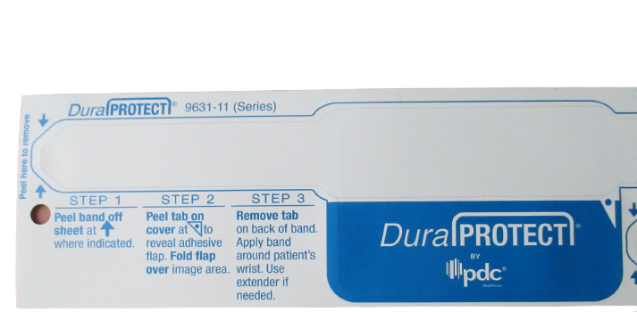 DuraProtect Adult Laser Printable Patient ID Wristband w/Extender 250 Count $425