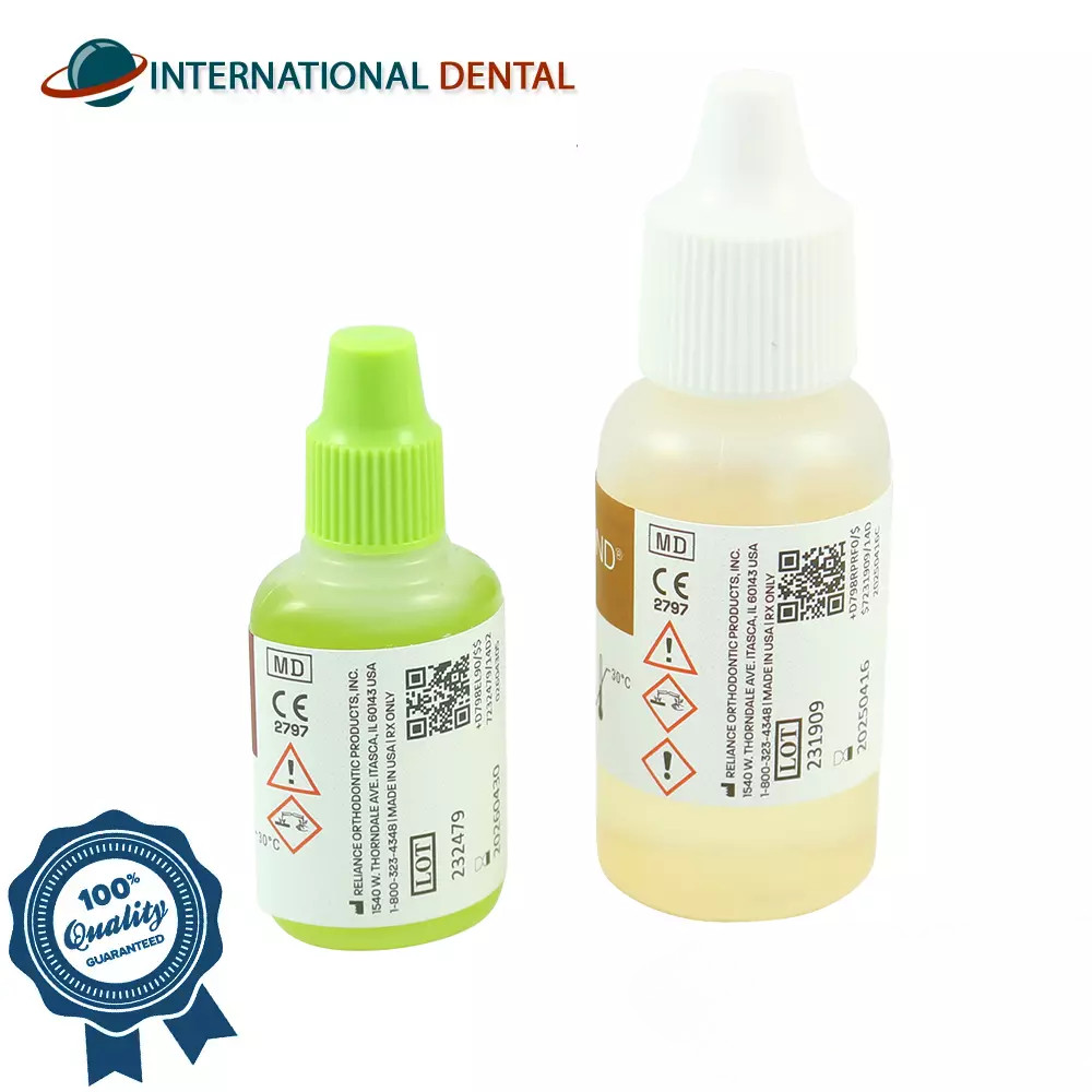 Dental Reliance Ortho Rely-A-Bond Syringe Kit Bonding Brackets Paste Self-harden