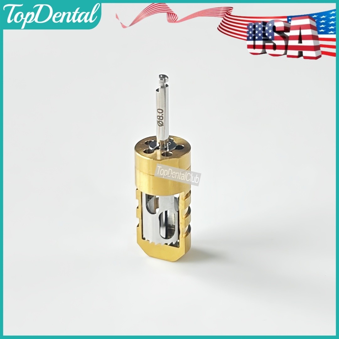 USA ⌀8.0 Dental SLT Half Moon Harvest Drill Semilunar Technique Bone Collector