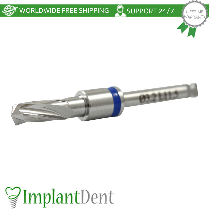 1x Dental Integral Stopper Drill 3.2mm Stainless Steel Dentistry Tool