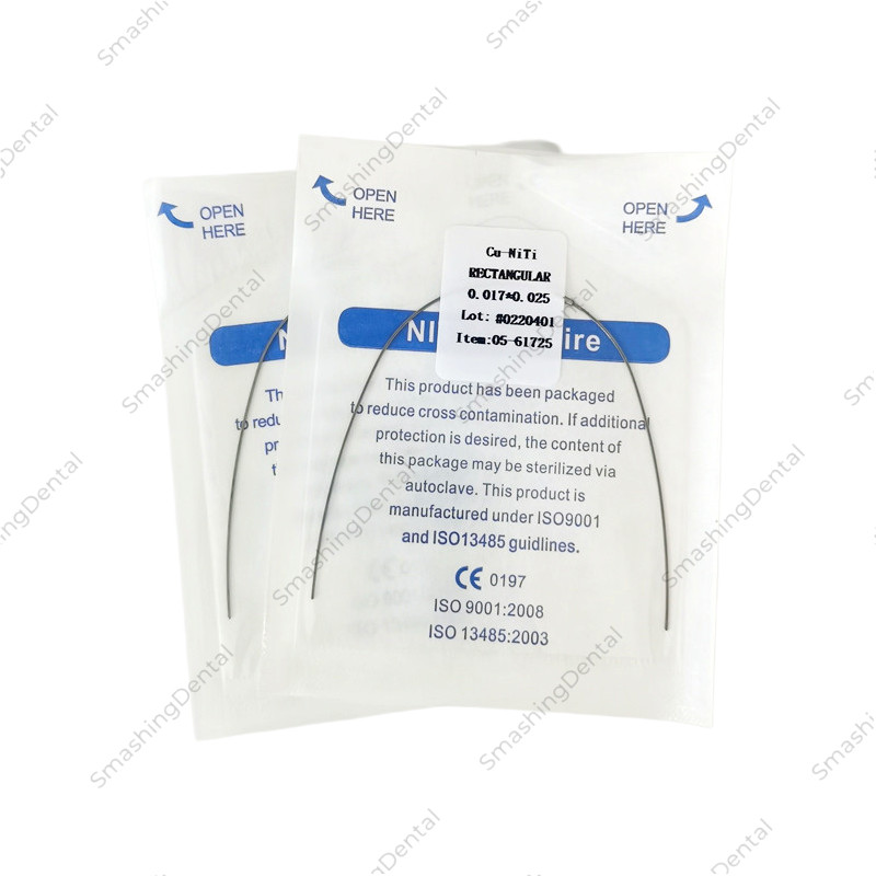 Dental Orthodontic Copper Cu-Niti Wires Rectangular Arch Wires Damon Stop