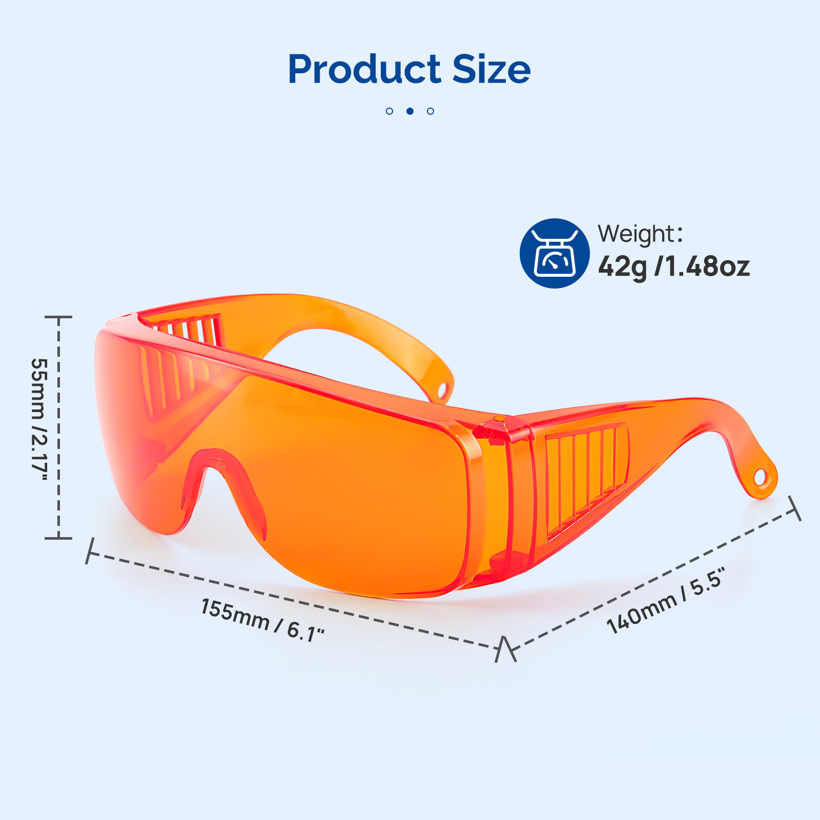3pcs Dental Eye Goggles Teeth Whitening LED Curing Light Protective Glasses