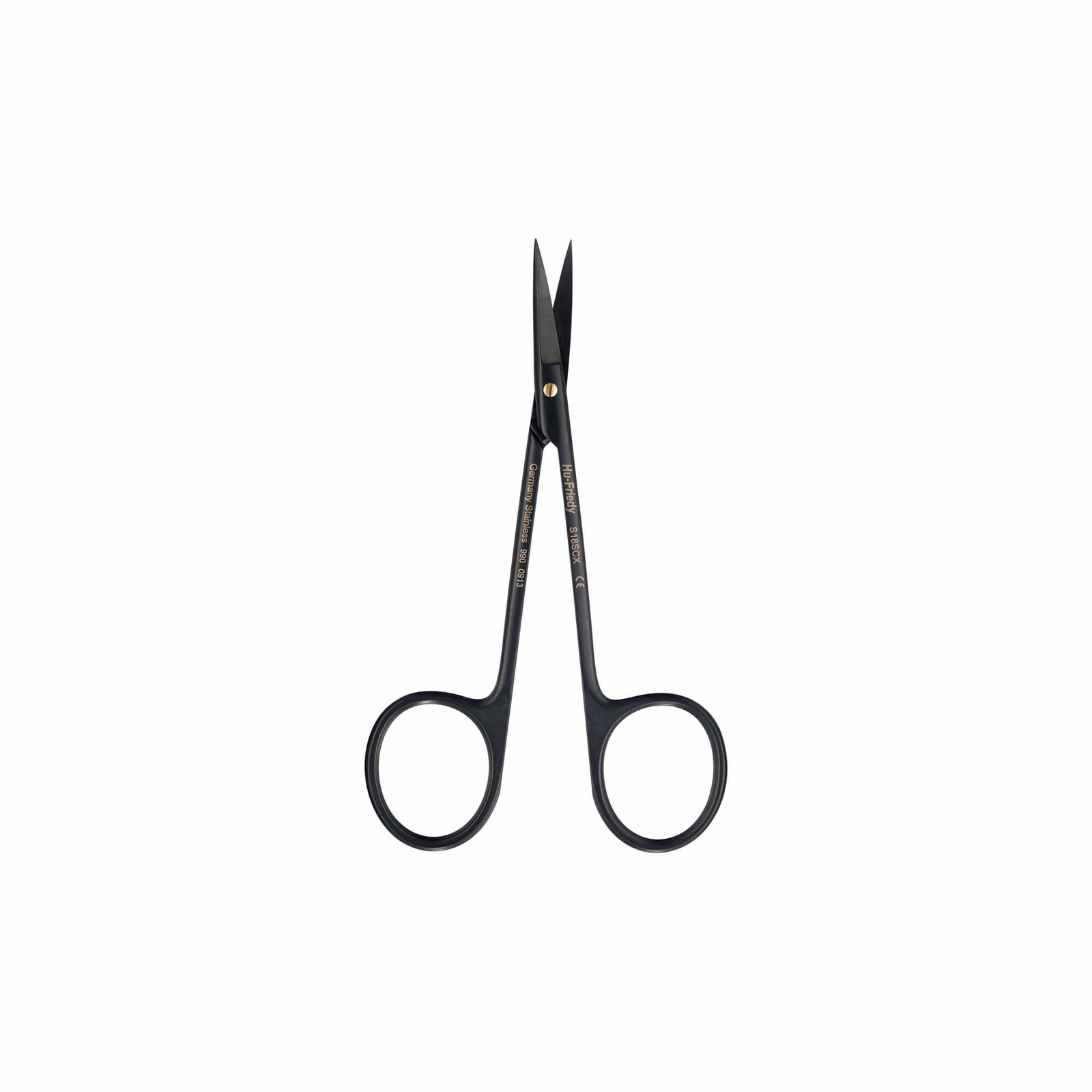Hu-Friedy Iris, Curved/Delicate, Super-Cut, Black Line – S18SCX
