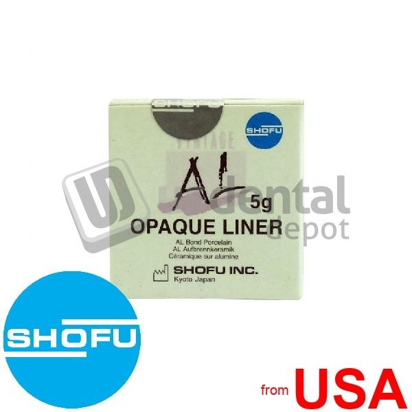 SHOFU Vintage AL Opaque Liner A2O 5gr #8102 #8102 Porcelana para Alumin 668-8102