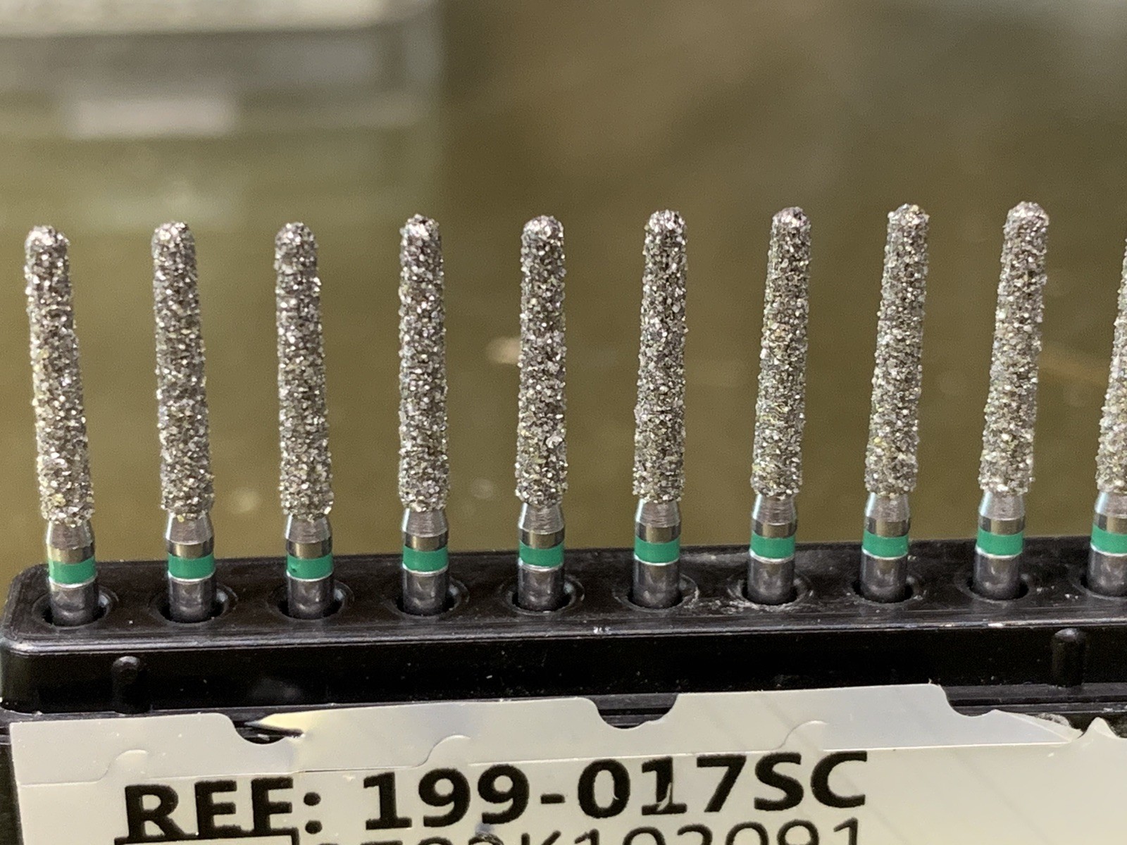 Diamond Burs 50×199-850-017sc 1.7 mm Diameter 10mm Cutting Length.medium Grit.
