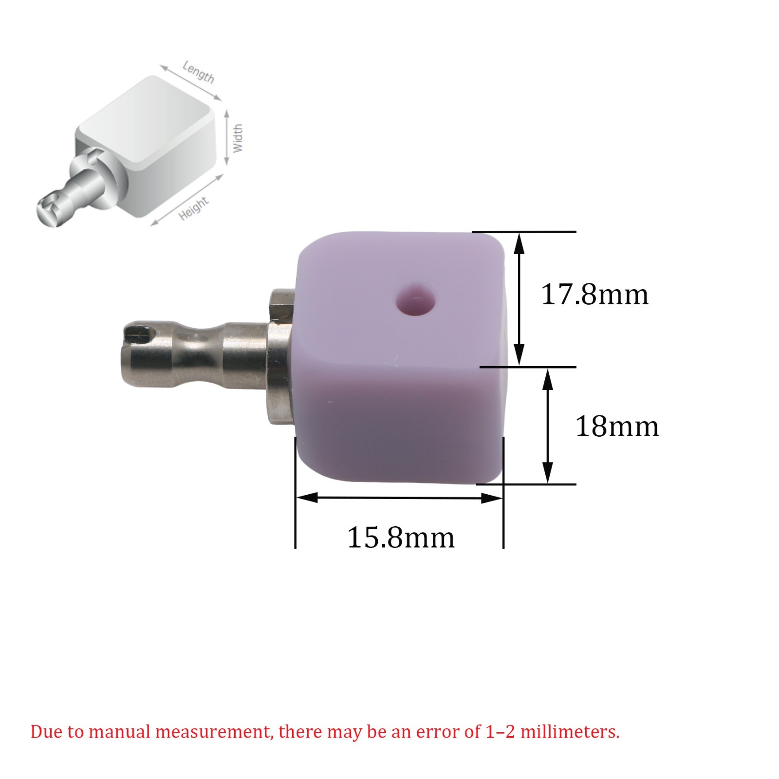 A16 Dental Abutment Block Lithium Disilicate CEREC Inlab CAD/CAM Chairside HT/LT