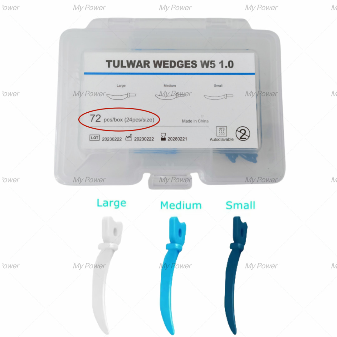 Dental Tulwar Wedges Refill Wedge For Sectional Matrix System With Hole S/M/L