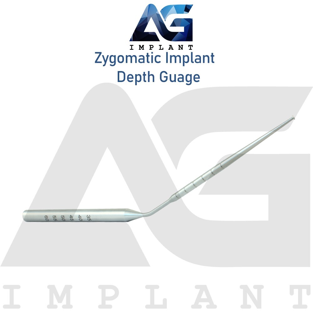 Zyg Depth Gauge Dental Instrument Tool Socket Measurer Drilling