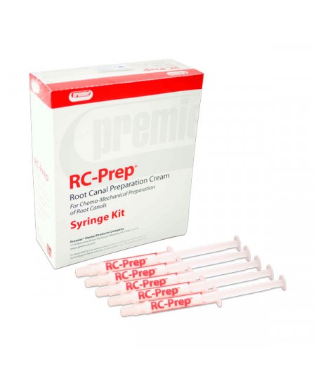 Premier Dental 9007129 RC Prep Root Canal Preparation Cream Syringe Kit 3 CC