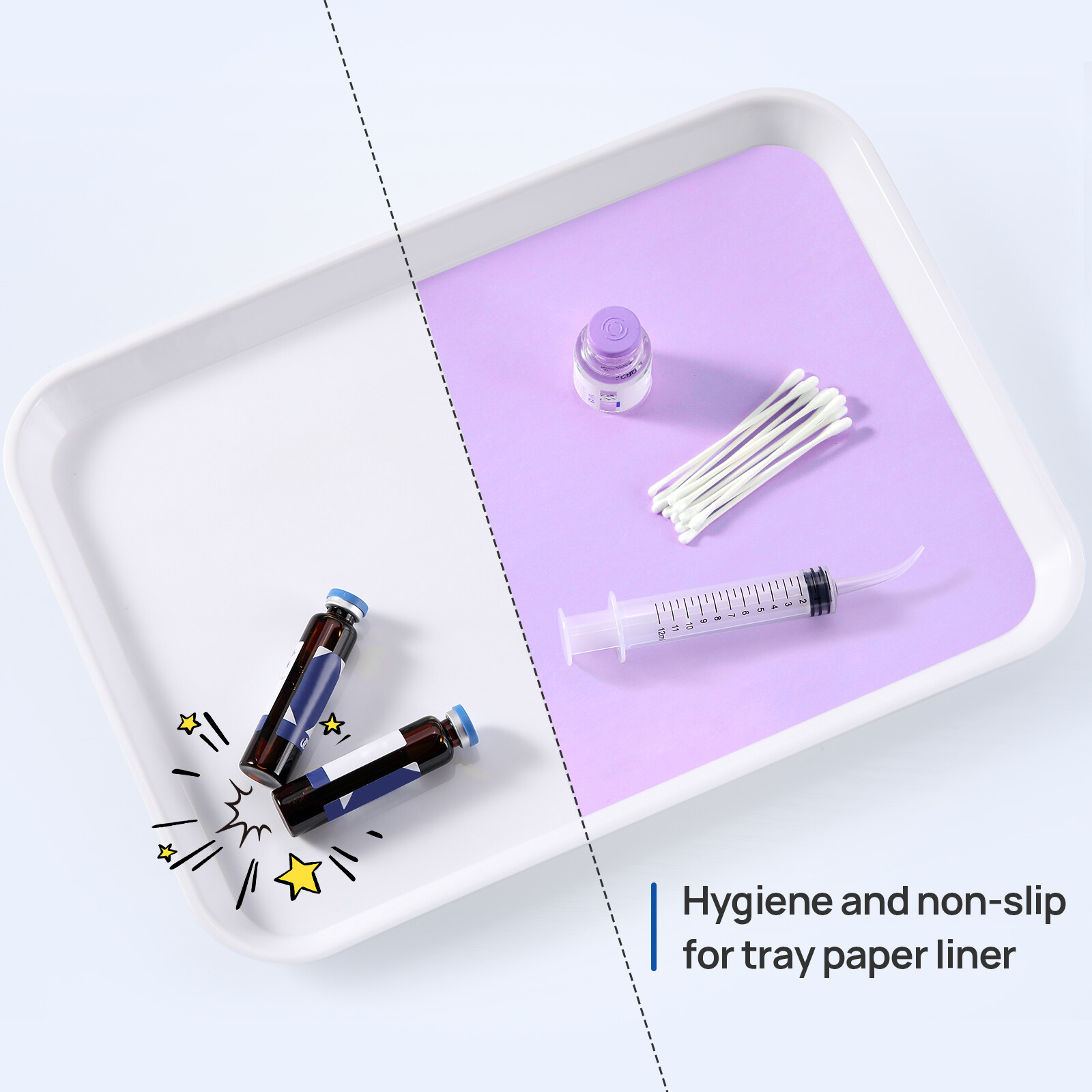 1000/Case JMU Dental Medical Paper Tray Cover Liner, Tattoo Size B (12.25″x8.5″)