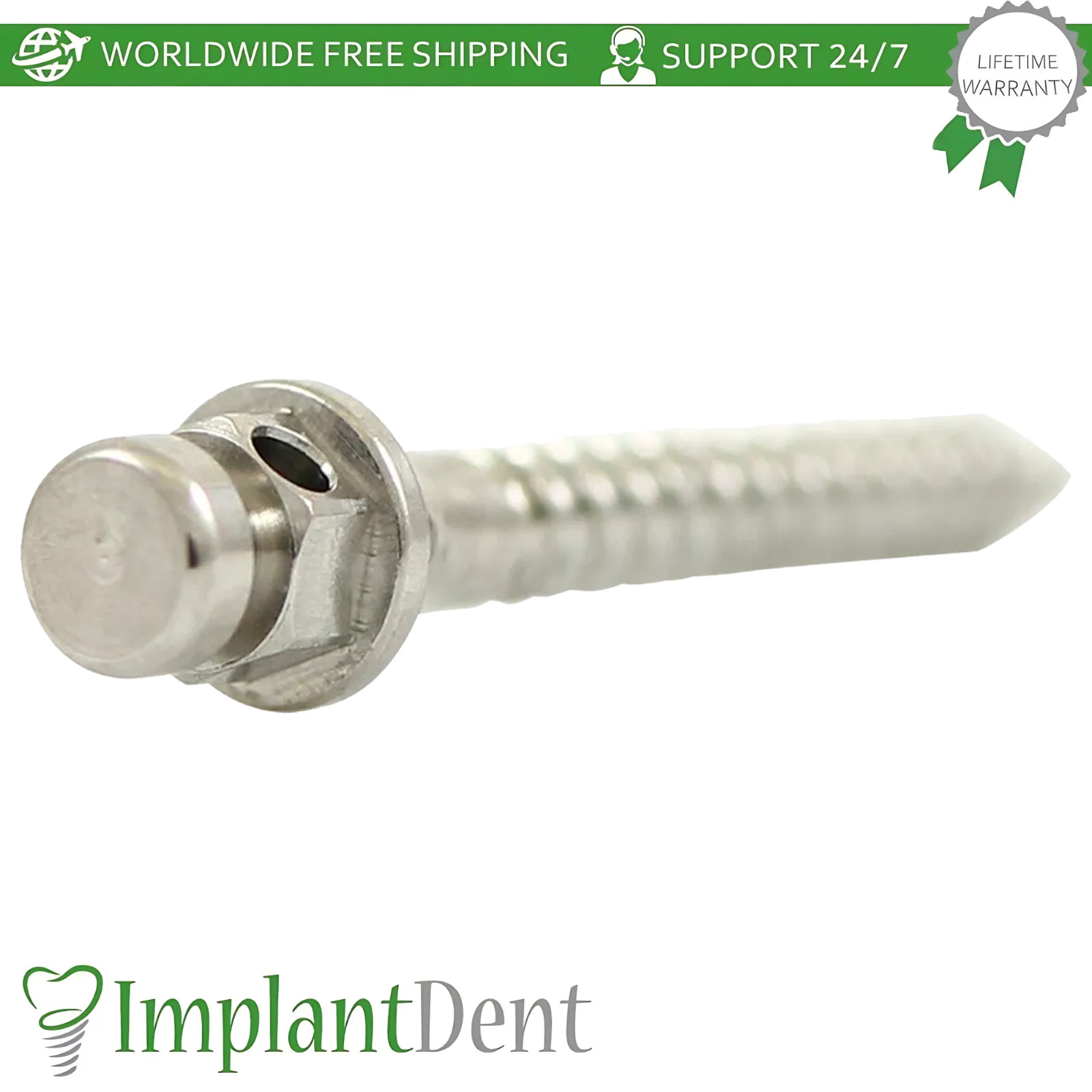 1x Dental Mini-Screw Temp Anchorage Self Drilling Titanium TADs 1.5mm