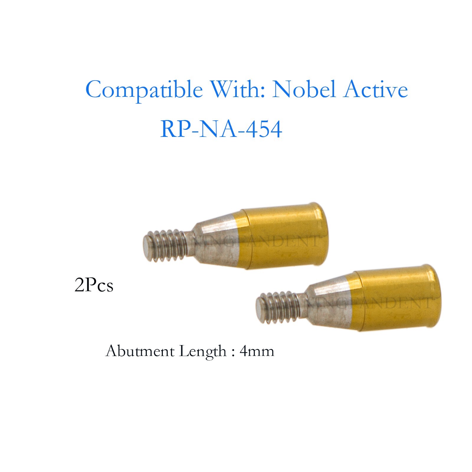 Nobel Biocare Active RP Locator Abutments For 1-5mm GH Conical Connection Ø4.3mm