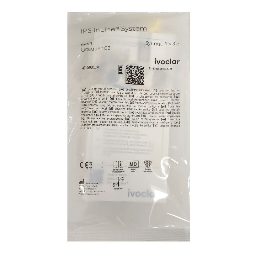 *1-Pack* Ivoclar Vivadent IPS InLine Opaquer C2 System A-D 3g Refill 593170