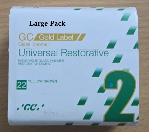 GC Capsules FUJI II Gold Label II LC Glass Ionomer Cement Restorative 50/Pk