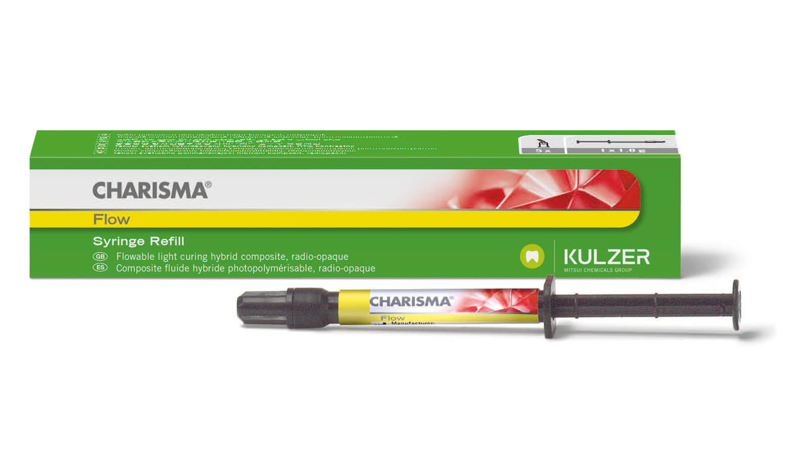 Kulzer Charisma Flow Flowable Synergy for Universal Composites 1.8g Shade A2