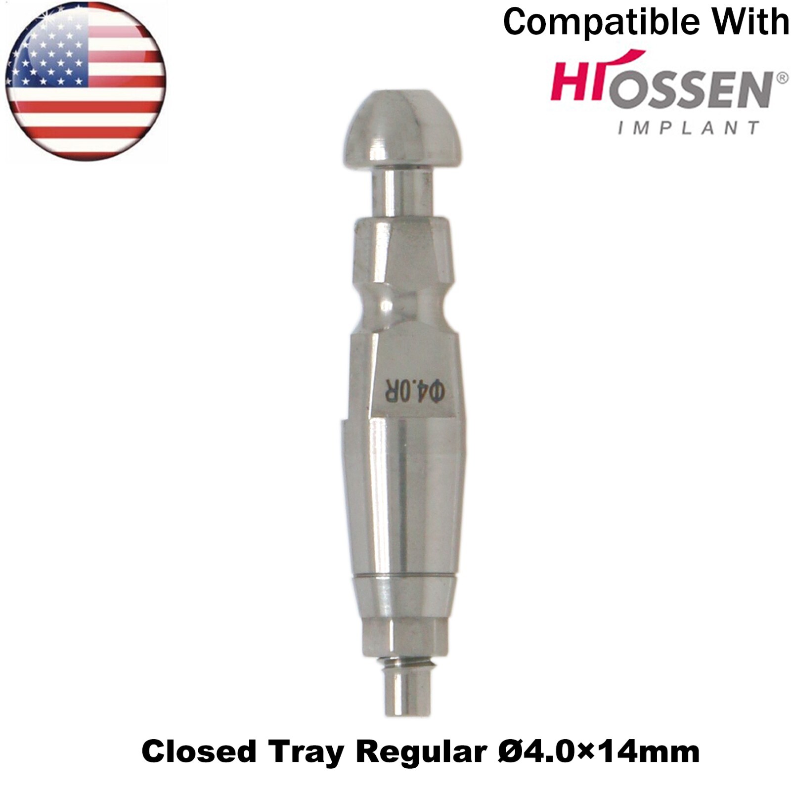 US Dental Impression Transfer Closed Coping Tray Alloy Fits Osstem Hiossen M/R